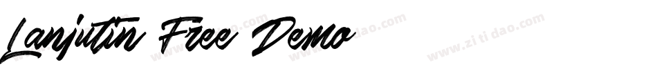 Lanjutin Free Demo字体转换